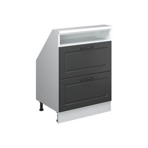 Vicco KUCHYNSKÁ SKRIŇA PRE ŠIKMÉ STRECHY R-Line Antracitový vidiecky dom 60 cm s 2 zásuvkami vyobraziť
