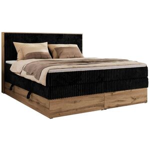 MKS BOXSPRINGOVÁ POSTEĽ WOOD CLASSIC KING 160/200 - Čierna Menčester - H3 (stredne tvrdý) vyobraziť