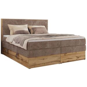 MKS BOXSPRINGOVÁ POSTEĽ WOOD CLASSIC KING 200/200 - Hnedá Menčester - H4 (tvrdý) vyobraziť