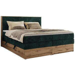 MKS BOXSPRINGOVÁ POSTEĽ WOOD CLASSIC KING 180/200 - Dunkelgrün Menčester - H4 (tvrdý) vyobraziť