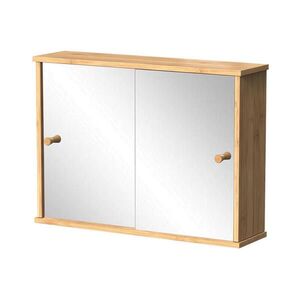 Vicco KÚPEĽŇOVÁ ZRKADLOVÁ SKRINKA Mireo Bambus 55 x 40 cm s 2 posuvnými dverami vyobraziť