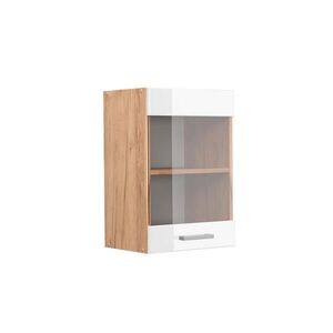 Vicco KUCHYNSKÁ SKLENENÁ SKRINKA R-Line Biely vysoký lesk 40 cm vyobraziť