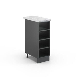 Vicco KUCHYNSKÁ POLICA Fame-Line antracitová 30 cm , AP Marble vyobraziť