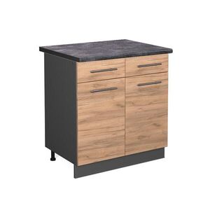 Vicco KUCHYNSKÁ SPODNÁ SKRINKA Fame-Line Dub Goldkraft 80 cm , AP Antracit vyobraziť