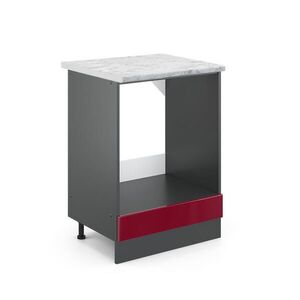 Vicco SKRINKA NA PRESTAVBU SPORÁKA R-Line Červený vysoký lesk 60 cm AP mramor vyobraziť