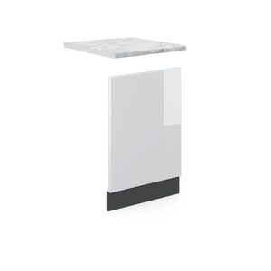 Vicco PREDNÝ PANEL R-Line Biely vysoký lesk 45 cm , AP Marble vyobraziť