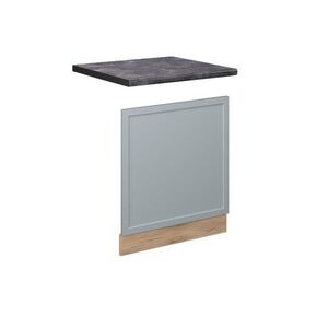 Vicco PREDNÝ PANEL Fame-Line Svetlo modrošedá 60 cm , AP Antracit vyobraziť
