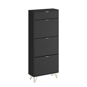 Vicco SKRIŇA NA TOPÁNKY Helge čierna 60 x 145 cm 3 priehradky vyobraziť