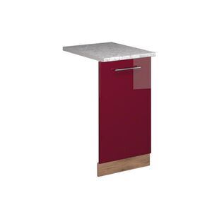 Vicco PREDNÝ PANEL UMÝVAČKY RIADU Fame-Line Bordeaux vysoký lesk 45 cm s pracovnou doskou vyobraziť