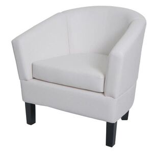MCW LOUNGE KRESLO Biela vyobraziť