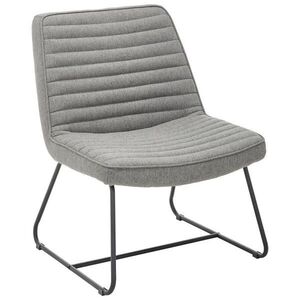 P & B KRESLO, textil, sivá vyobraziť