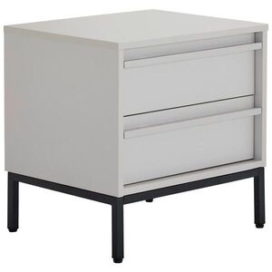 Xora NOČNÝ STOLÍK, čierna, svetlosivá, 50/51/40 cm vyobraziť