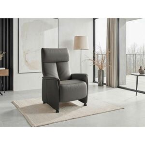 Sit & More RELAXAČNÉ KRESLO, koža, antracitová vyobraziť