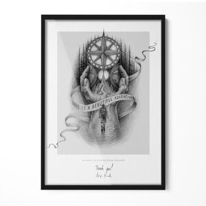 TULUP RÁM na obraz Čierny 50x70 cm vyobraziť