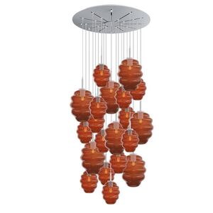 s.luce ECHOS galerijné svetlo 20 svetiel Ø 120cm baldachýn Ø 18/25cm vyobraziť