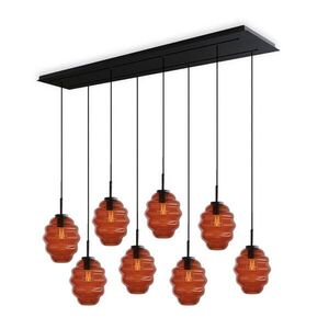s.luce ECHOS jedálenská stolová lampa 8 svetiel 160cm 2 rady Ø 18cm vyobraziť