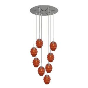 s.luce ECHOS galerijné svetlo 8-plameňové Ø 80cm baldachýn Ø 18cm vyobraziť