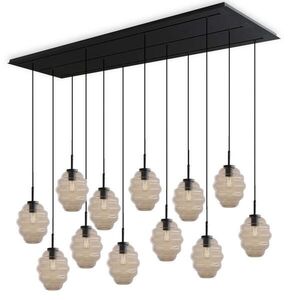 s.luce ECHOS lampa do jedálne 12 svetiel 200cm 3-radová Ø 18cm vyobraziť