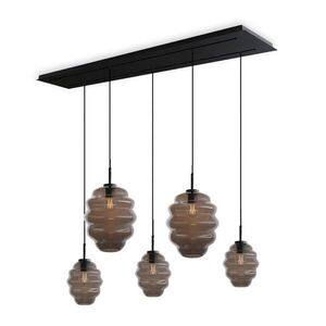 s.luce ECHOS jedálenská stolová lampa 5-plameňová 2-radová 160cm Ø 18/25cm vyobraziť