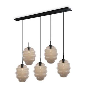 s.luce ECHOS jedálenská stolová lampa 5-plameňová 160cm vrchnák Ø 25cm vyobraziť