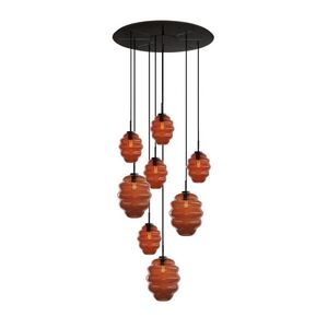 s.luce ECHOS galerijné svetlo 8-plameňové Ø 80cm baldachýn Ø 18/25cm vyobraziť