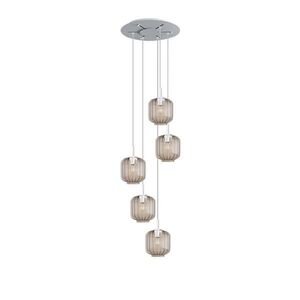 s.luce VELO 5-svetelná galériová lampa Ø 60cm baldachýn Ø 20cm vyobraziť