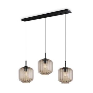 s.luce VELO jedálenská stolová lampa s 3 svetlami a baldachýnom 120cm Ø 20cm vyobraziť
