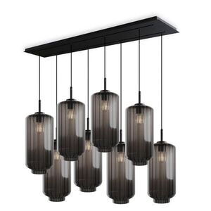 s.luce VELO jedálenská stolová lampa 8 svetiel 160cm 2-radová Ø 18cm vyobraziť