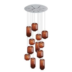 s.luce VELO galerijné svietidlo 12 svetiel Ø 80cm baldachýn Ø 18/20/25cm vyobraziť