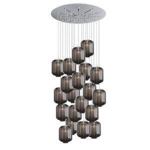 s.luce VELO 20-svetelná galériová lampa Ø 120cm Ø 25cm vyobraziť