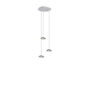 s.luce SANTA Air LED závesné svetlo do jedálne 3 svetlá Ø 40 cm baldachýn vyobraziť
