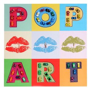 MCW PLÁTENÁ OBRAZ POP ART + AUTÁ vyobraziť