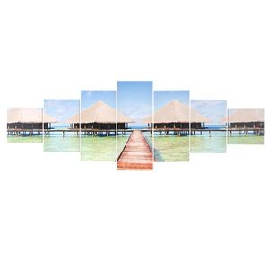 MCW PLÁTENÁ OBRAZ XL BEACH 7-Dielny Multicolor vyobraziť