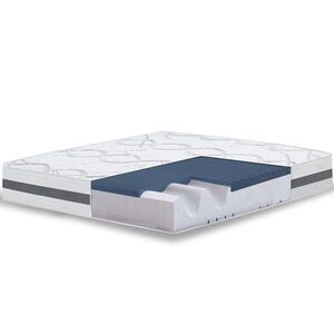 The White Stone MEMORY Pena Matrac 75x190 cm Výška 22 cm | Hypoalergénny a Priedušný Poťah | Ortopedické Prispôsobivé Vlastnosti | Stredne Tvrdý až Tv vyobraziť