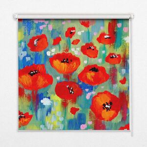 TULUP VNÚTORNÁ roleta - okenná roleta - roleta - 120x140 cm - Lúka makov vyobraziť