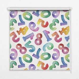 TULUP VNÚTORNÁ roleta - okenná roleta - roleta - 130x140 cm - Farebné čísla vyobraziť