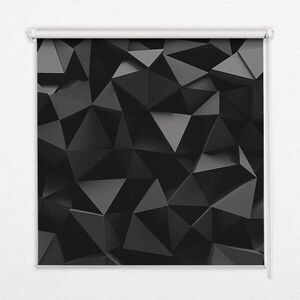 TULUP VNÚTORNÁ roleta - okenná roleta - roleta - 80x180 cm - Čierne origami vyobraziť