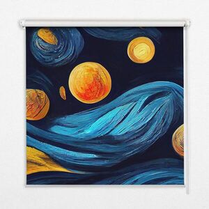 TULUP VNÚTORNÁ roleta - okenná roleta - roleta - 150x140 cm - Planéty vyobraziť