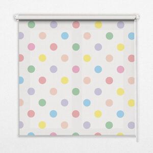 TULUP VNÚTORNÁ roleta - okenná roleta - roleta - 80x140 cm - Farebné bodky vyobraziť