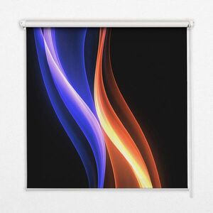 TULUP VNÚTORNÁ roleta - okenná roleta - roleta - 110x140 cm - Oranžovo modrá animácia vyobraziť