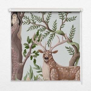 TULUP VNÚTORNÁ roleta - okenná roleta - roleta - 110x140 cm - Lesné zvieratá vyobraziť