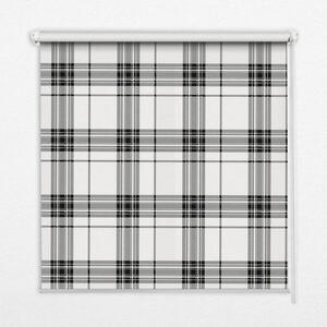 TULUP VNÚTORNÁ roleta - okenná roleta - roleta - 100x180 cm - Sivý tartan vyobraziť