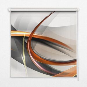TULUP VNÚTORNÁ roleta - okenná roleta - roleta - 150x140 cm - Oranžový čiarový vzor vyobraziť
