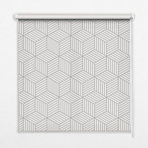 TULUP VNÚTORNÁ roleta - okenná roleta - roleta - 100x100 cm - 3D kocky vyobraziť