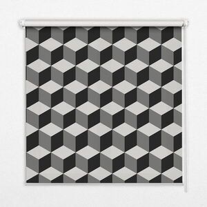 TULUP VNÚTORNÁ roleta - okenná roleta - roleta - 70x140 cm - 3D kocky vyobraziť