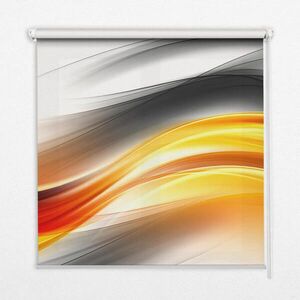 TULUP VNÚTORNÁ roleta - okenná roleta - roleta - 100x100 cm - Oranžové vlny vyobraziť