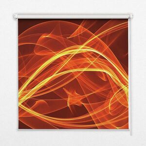 TULUP VNÚTORNÁ roleta - okenná roleta - roleta - 140x140 cm - Oranžová abstrakcia vyobraziť