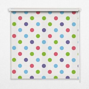 TULUP VNÚTORNÁ roleta - okenná roleta - roleta - 80x180 cm - Farebné bodky vyobraziť