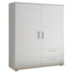 Carryhome VYSOKÁ KOMODA, biela, 120/140/38 cm vyobraziť
