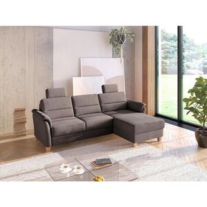 Sit & More ROHOVÁ SEDAČKA, textil, tmavohnedá vyobraziť